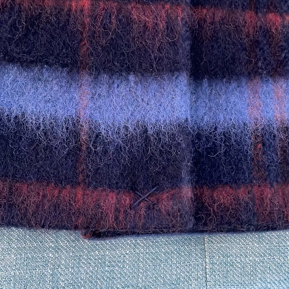 NWT BCBGeneration Double-Breasted Plaid Coat. - Picture 11 of 13